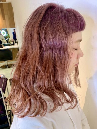 ピンクパープル Color Collection 調布市仙川駅徒歩2分の美容室 美容院 Airu Hair アイルヘア